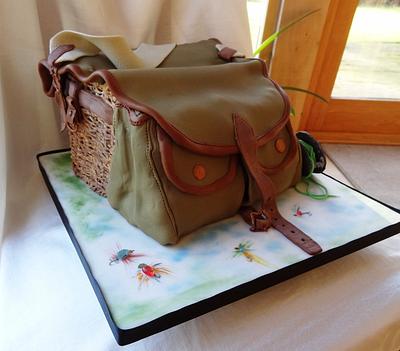 Fishing Bag and Basket - Cake by Fifi's Cakes