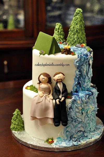 Camping is their style - Cake by CBD