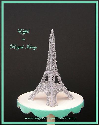 Eiffel in Royal Icing - Cake by Mel_SugarandSpiceCakes