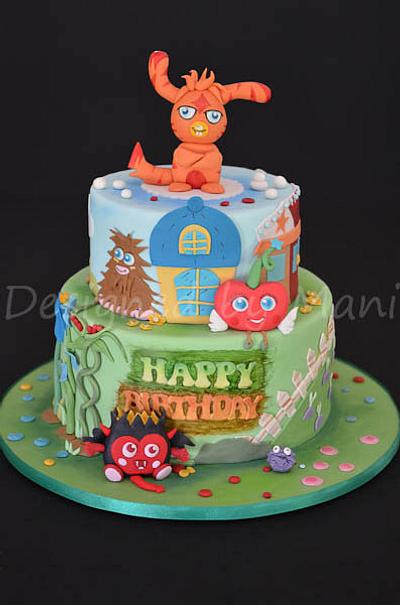 moshi monsters - Cake by designed by mani