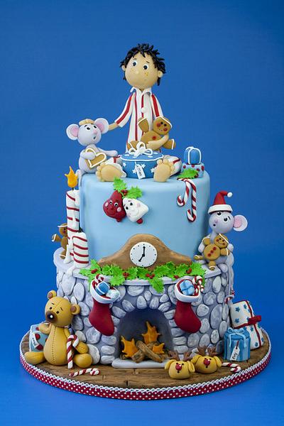 Christmas cake! - Cake by leonietje