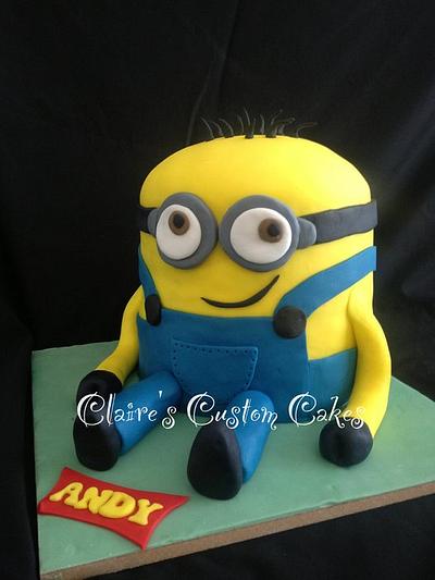 Minion cake - Cake by Claire willmott