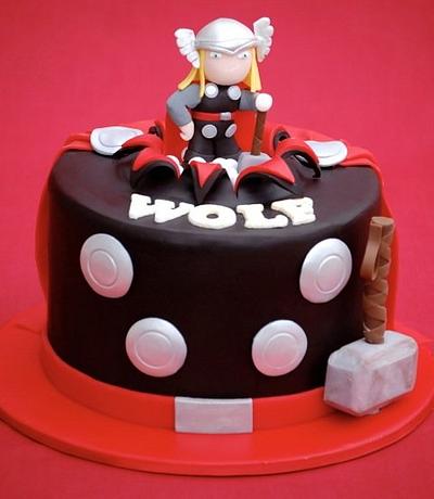 Thor Cake and Cookies - Cake by Lesley Wright