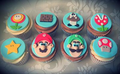 Super Mario Cupcakes - Cake by Dollybird Bakes
