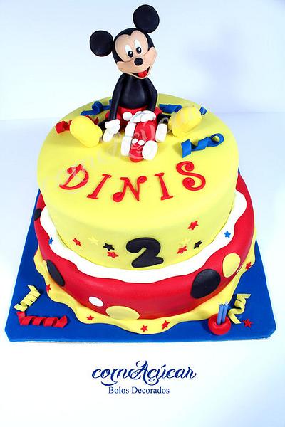 Mickey and his car - Cake by Isabel Sousa