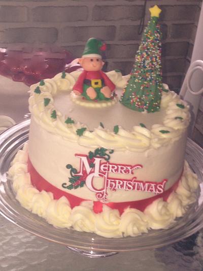 Christmas with an Elf. - Cake by Joyful Cakes