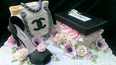 Chanel Themed Birthday Cake. - Cake by Kristi
