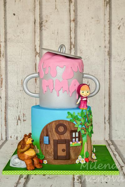 Masha And The Bear Cake - Cake by MilenaChanova
