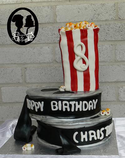 popcorn and a movie - Cake by Dessert By Design (Krystle)