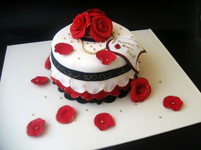 Cake with roses - Cake by Mariya Borisova