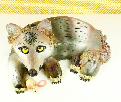 The wolf and his mouse by Judith Walli, Judith und die Torten - Cake by Judith und die Torten