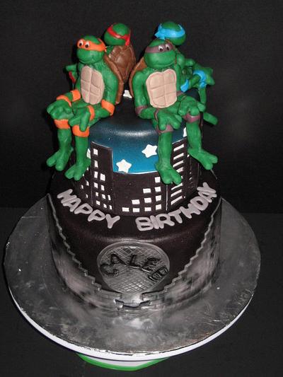 TMNT - Cake by Norma Angelica Garcia