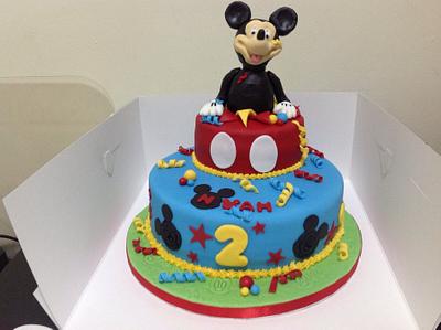 2nd Birthday Mickey Mouse Cake - Cake by MariaStubbs