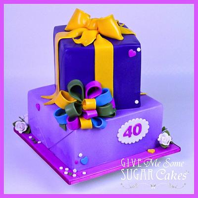 Wrapped gifts - Cake by RED POLKA DOT DESIGNS (was GMSSC)