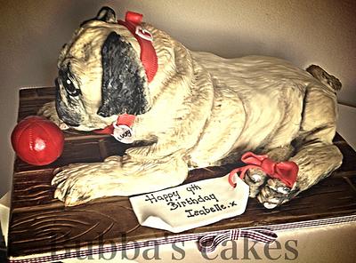 Ernie the pug  - Cake by Bubba's cakes 