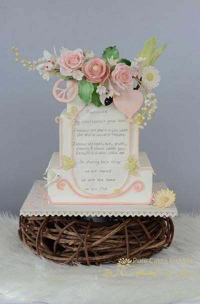 “Namaste, We are One”  - Cake by Mila - Pure Cakes by Mila