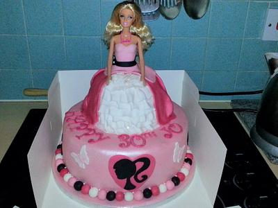 barbie 30th birthday cake  - Cake by nikki scott