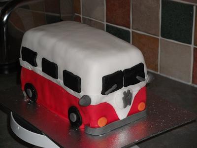 VW Camper Van - Cake by Debbie Sanderson