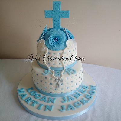 Christening Cake - Cake by lisasbespokecakes