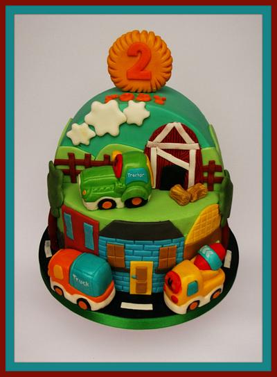 Toot toot cars!! - Cake by fitzy13