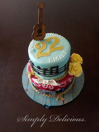 Country Western Music - Cake by Simply Delicious Cakery