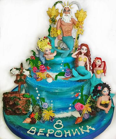 mermaid cake - Cake by daroof