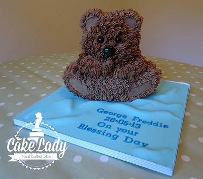 Wilton Stand-up Bear Cake - Cake by The Cake Lady
