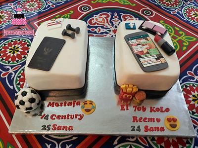Birthday cakes - Cake by Yasmin Amr