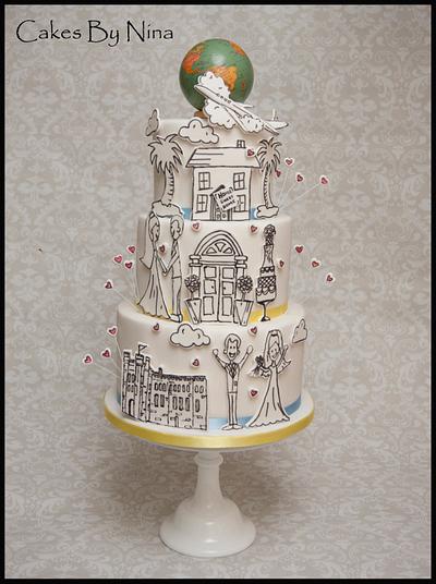 Whimsey Castle - Cake by Cakes by Nina Camberley