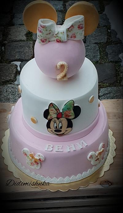 Minnie mause  - Cake by Delyana