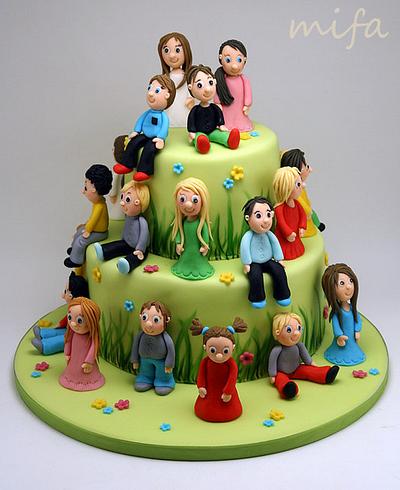 School Children Cake - Cake by Michaela Fajmanova