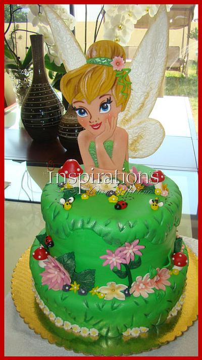 Tinkerbell Cake - Cake by Inspiration by Carmen Urbano