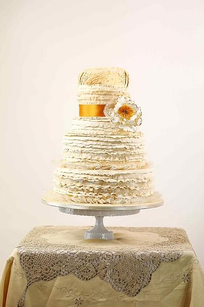the wedding dress - Cake by Paola Manera- Penny Sue