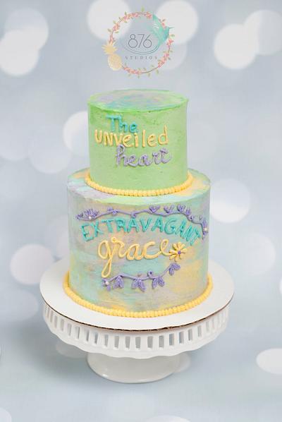 Watercolor Grace  - Cake by 876Cakes