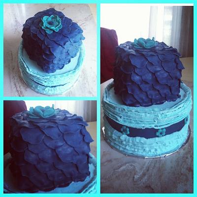 Petals & Ruffles (Frills) Cake - Cake by Michelle Allen