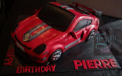 Porsche car cakes! - Cake by sophia haniff