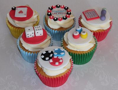 Casino/bingo cupcakes - Cake by ClarasYummyCupcakes