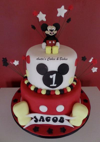 Jacob's first birthday - Cake by Anita's Cakes & Bakes