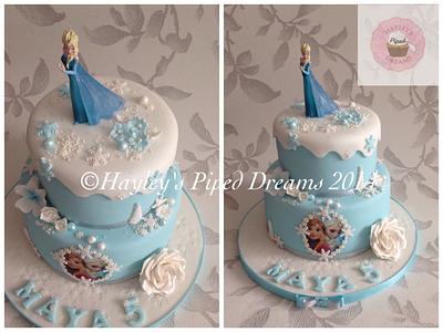Frozen Disney cake  - Cake by Pipeddreams