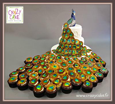 Peacock Cake - Cake by Crazy Cake