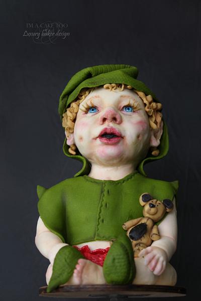 Baby Cristmas elf - Cake by Erandeny Cuevas