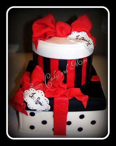 Hat box cake - Cake by SassyCakesandMore