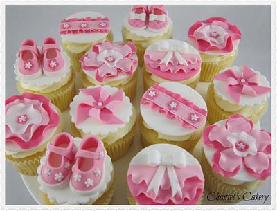 Pink Baby Shower cupcakes - Cake by Chantel's Cakery