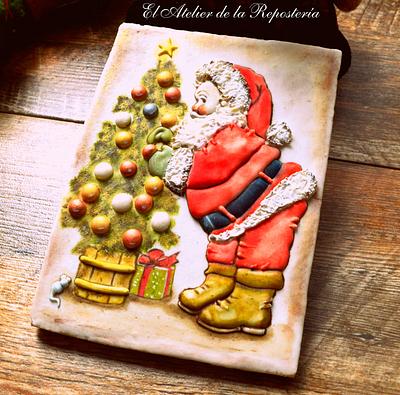 Santa y su arbolito - Cake by El Atelier de la Repostería