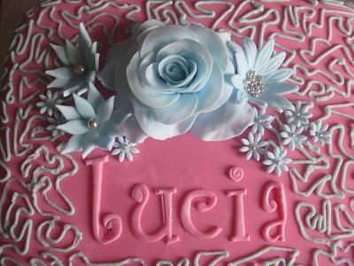 Lucia's birthday cake - Cake by HeatherBlossomCakes