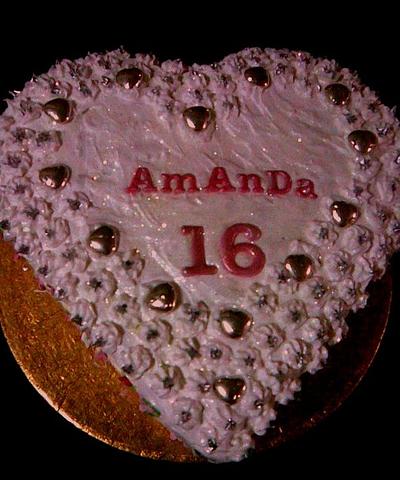16th birthday - Cake by Sally McDonald