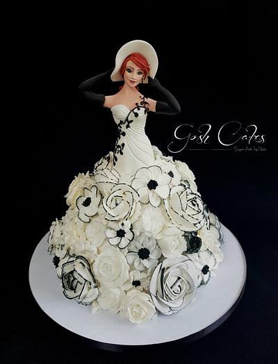Genevieve Doll Cake - Cake by GoshCakes