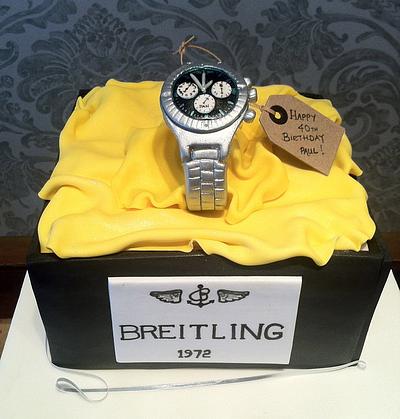 Breitling Watch Cake - Cake by Nina Stokes
