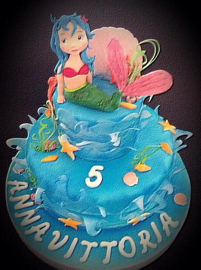 mermaid party - Cake by swuectania