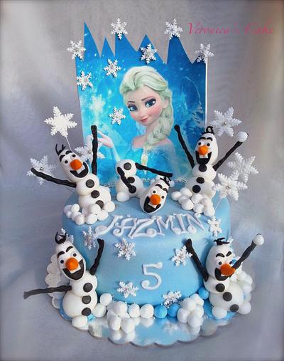 Frozen  - Cake by Veronica22
